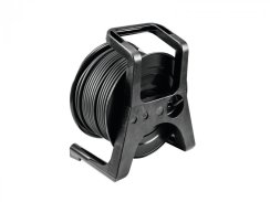PSSO DMX kabel 50m na navíjecím bubnu, XLR Neutrik, 2x 0,22, černý