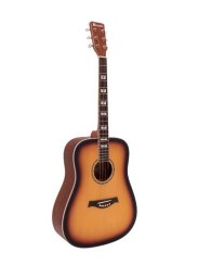 Dimavery STW-40, akustická kytara typu Dreadnought, sunburst - rozbaleno (26245040)