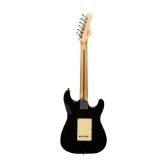 Stagg SES-30 BK 3/4 LH, elektrická kytara 3/4 levoruká, černá
