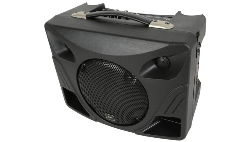 QTX DELTA-50, mobilní 8" zvukový systém MP3/BT/FM/2x VHF, 50W