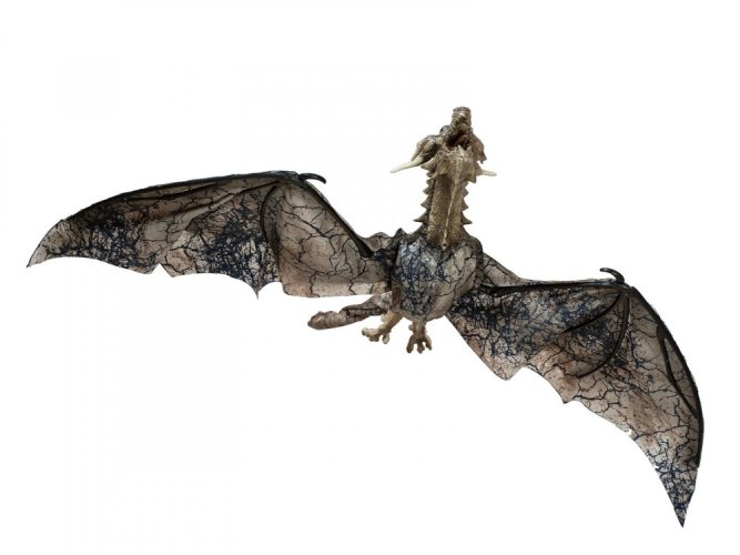 Halloween létající drak, pohyblivý, hnědý, 120 cm