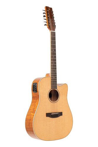 Stagg SA45 DCE-FM/12, elektroakustická 12-ti strunná kytara typu Dreadnought