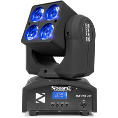Beamz LED otočná hlavice Matrix 22, 4x 10W QCL CREE, IR, DMX - rozbaleno (SK150312) Beamz LED otočná hlavice Matrix 22, 4x 10W QCL CREE, IR, DMX - rozbaleno (SK150312)