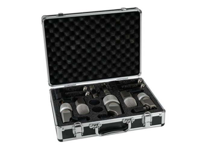 OMNITRONIC MIC 77-7LMH MK2 Sada mikrofonů pro bicí 