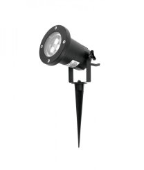 Eurolite Garden Spot 3x1W LED, žluté - použito (50498647)