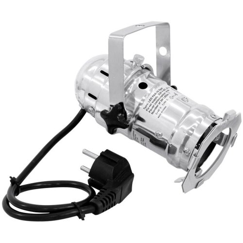 Eurolite LED PAR-16 spot stříbrný, 1x3W LED, 6500K - použito (51913540)