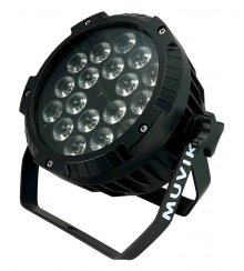 Muvik LED PAR Flat 18x15W, HCL