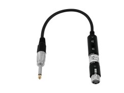 Omnitronic propojovací kabel XLR samice/Jack 6,3 mono, 30 cm Omnitronic propojovací kabel XLR samice/Jack 6,3 mono, 30 cm