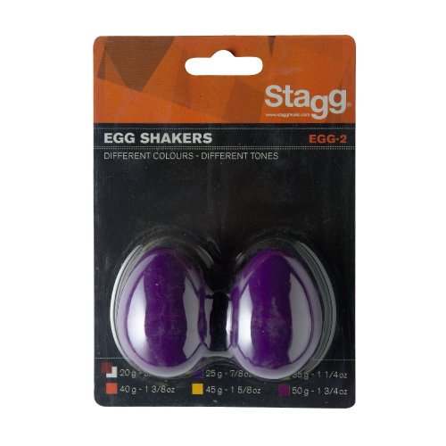 Stagg EGG-2 PP, pár vajíček, purpurové