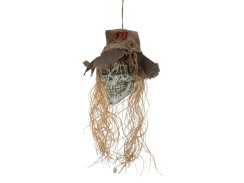 Halloweenská lebka strašáka, 70 cm