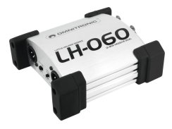 Omnitronic LH-060, pasivní DI-box dvojitý