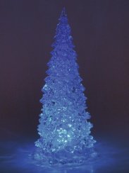 LED umělý vánoční stromek střední, 23,5 cm