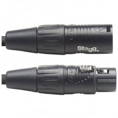 Stagg NDX3R-3, DMX kabel, 3pin XLR, 110 Ohm, délka 3m