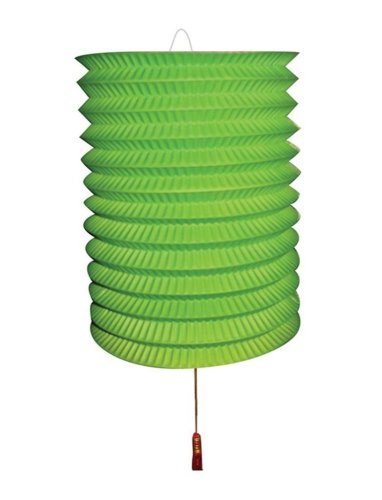 Lampion papírový 28 cm, zelený