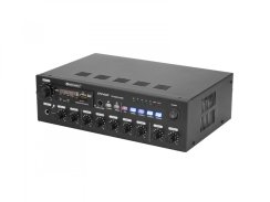 Omnitronic CPZ-60P PA, 100V 4-zónový mixážní zesilovač, 60W, BT/MP3/FM Omnitronic CPZ-60P PA, 100V 4-zónový mixážní zesilovač, 60W, BT/MP3/FM