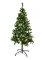Umělý vánoční stromek s LED bílými žárovkami, 210 cm - DOPRODEJ