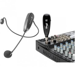 Stagg SUW 12H-BK, bezdrátový náhlavní mikrofonní set 2,4 GHz UHF Stagg SUW 12H-BK, bezdrátový náhlavní mikrofonní set 2,4 GHz UHF