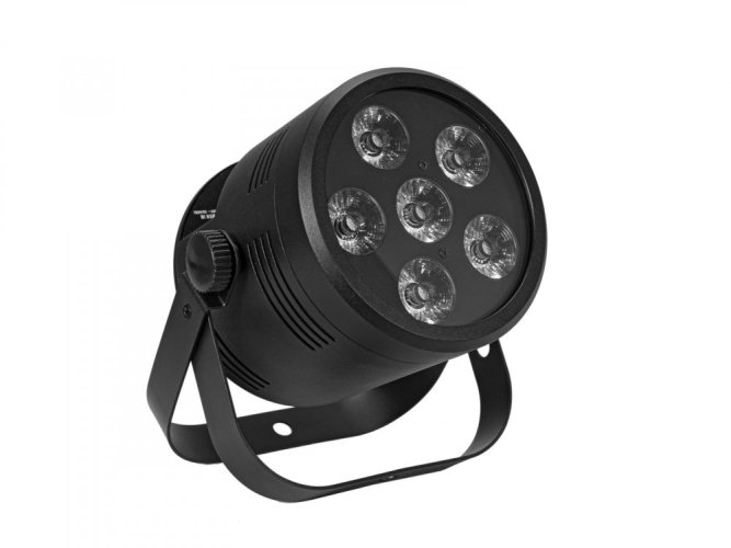 Eurolite LED Silent PAR reflektor 6 QCL floor, černý