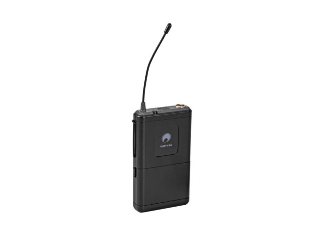OMNITRONIC PORTY-8A Bodypack + klopový mikrofon 863.1 MHz OMNITRONIC PORTY-8A Bodypack + klopový mikrofon 863.1 MHz
