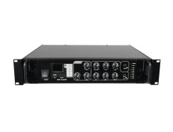Omnitronic MP-60P PA, 100V zesilovač, USB, MP3