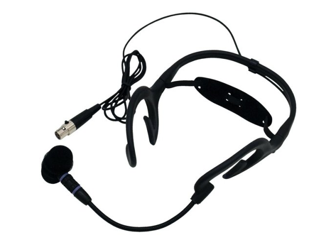 Omnitronic HS-1000 XLR, náhlavní mikrofon mini XLR