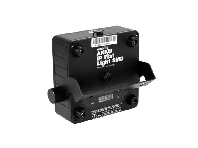 Eurolite AKKU IP Flat Light SMD reflektor, 81x 0,2W QCL LED, černý