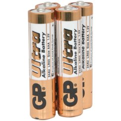 Baterie 1,5V GP AAA (mikro), 4pack Ultra alcaline