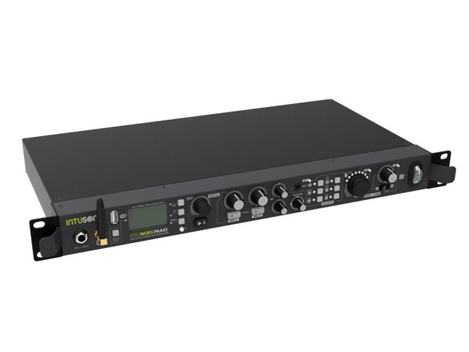 INTUSONIC PAA4, stereo mediální předzesilovač s 2výstupy  