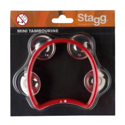 Stagg TAB-MINI/RD, mini tamburína červená
