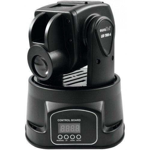 Eurolite LED TMH-6, 1x15W LED TCL DMX, SPOT, otočná hlavice - použito (51785962)