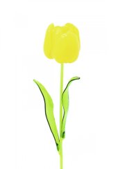 Tulipán žlutý – křišťálový, 61 cm, 12 ks