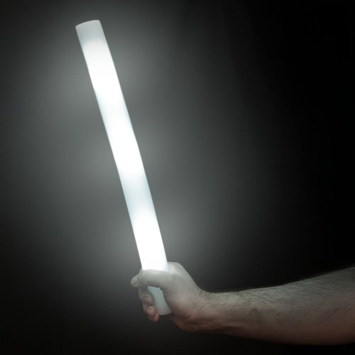 Pěnová tyč s LED světlem, balení 10 kusů, žlutá