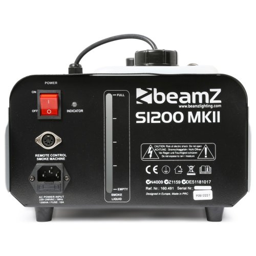 BeamZ S-1200 MKII výrobník mlhy 1200W