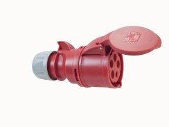 PC Electric zásuvka CEE, 32A, 5pin, červená PC Electric zásuvka CEE, 32A, 5pin, červená