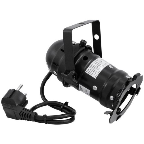 Eurolite LED PAR-16 spot černý, 1x3W LED, 3200K - použito (51913555)