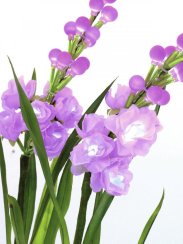 Arum sada růžová, s bílými LED diodami, 85 cm