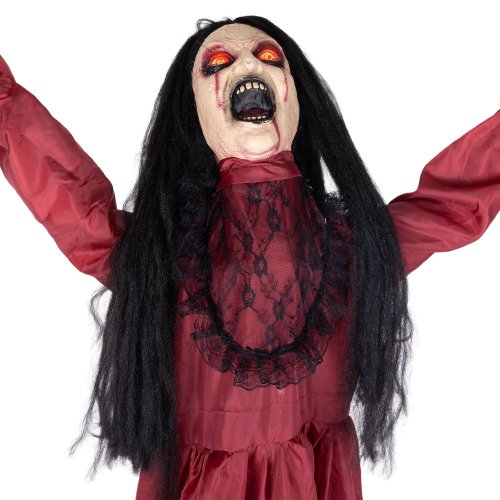 Halloween dívka v červených šatech, 157 cm