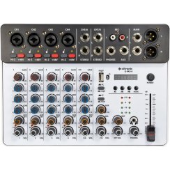 Citronic Q-PAD-8, mixážní pult USB/BT