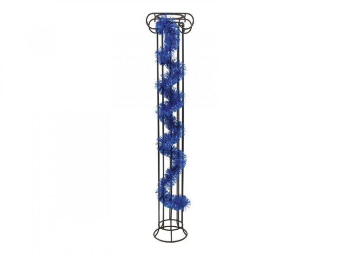 Řetěz vánoční, modrá metalíza, 7,5 x 200 cm