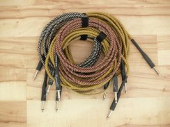 Dimavery nástrojový kabel Jack - Jack, 3m, černo-stříbrný