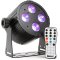 BeamZ LED FlatPAR reflektor 4x18W HCL, IR, DMX, černý - použito (SK151300)