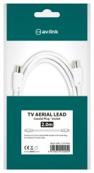 AV:link kabel koaxiální samec - samice, 2m