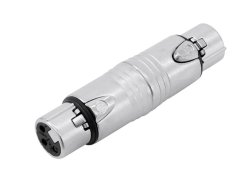 Redukce Neutrik NA3FF, XLR zásuvka - XLR zástrčka