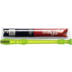 Stagg REC-BAR/TGR, zobcová flétna sopránová, barokní prstoklad, zelená