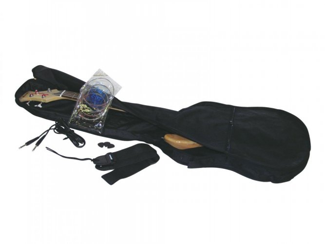 Dimavery PB-320, elektrická baskytara, černá