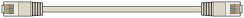 AV:link kabel U/UTP 1x RJ45 samec - 1x RJ45 samec, šedý, 2m
