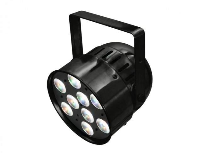 Eurolite LED PAR-56, 9x10W HCL, DMX, IR, černý