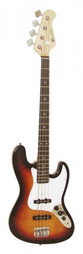 Dimavery JB-302, elektrická baskytara, sunburst