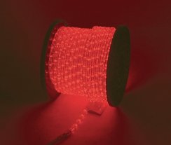 Eurolite rubberlight RL1-230V, červený, 44m