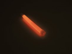 Svítící tyčinka 15 cm, sada 12 ks, oranžová